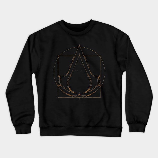 vitruvian da vinci Crewneck Sweatshirt by mahashop